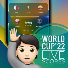 world cup 2022 live scores on lock screen