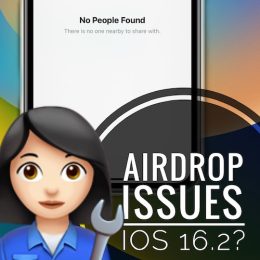 AirDrop no people found