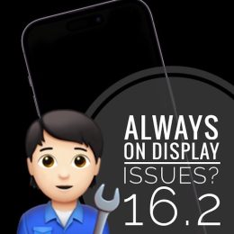 always on display not working 16.2