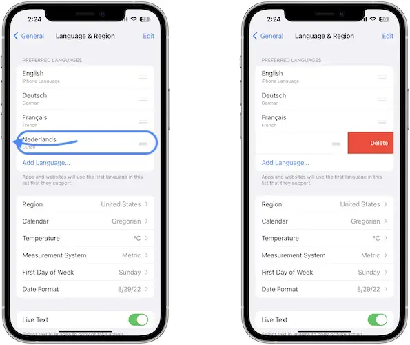 iOS 16 typing lag fix