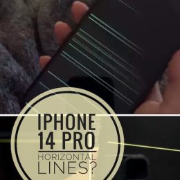 iphone 14 horizontal lines on screen