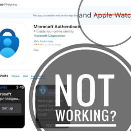 microsoft authenticator not working apple watch