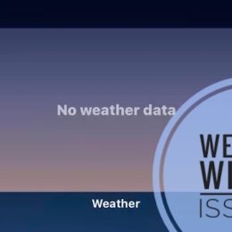 no weather data ios 16.2