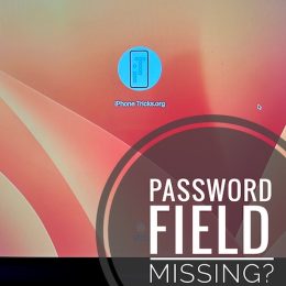 password box not available macOS Ventura