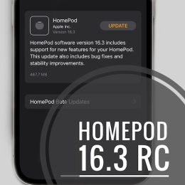 HomePod 16.3 update