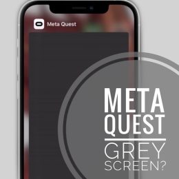 meta quest grey screen error
