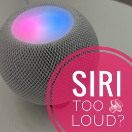 siri voice too loud