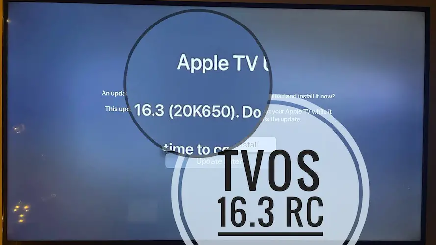 tvOS 16.3 update