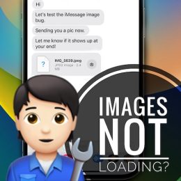 images not loading in imessage