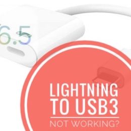 Lightning to usb 3 camera adapter not working ios 16.5