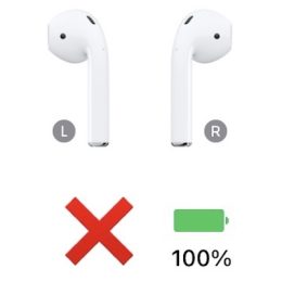 one airpod not charging