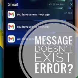 you have a new message gmail notification error