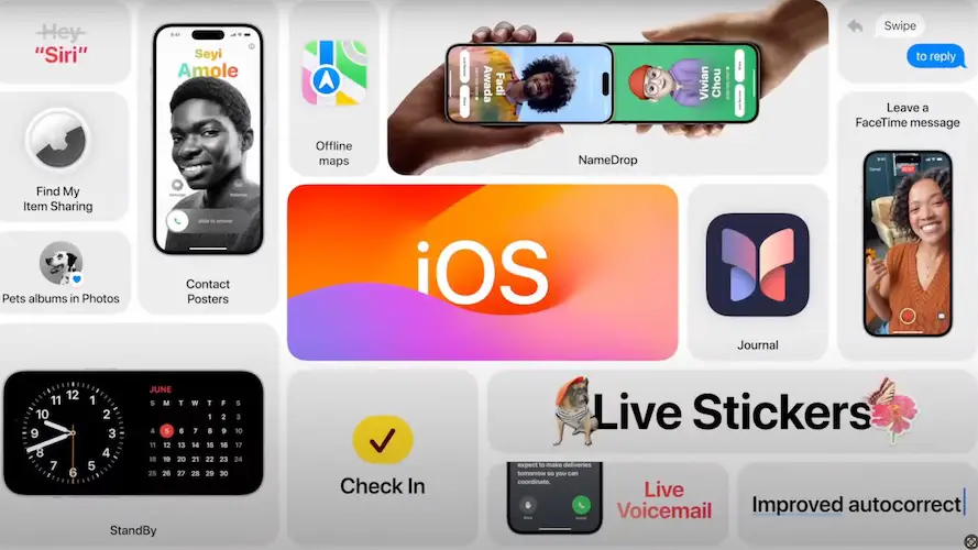 ios 17 new features