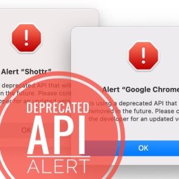 macOS Sonoma deprecated API alert