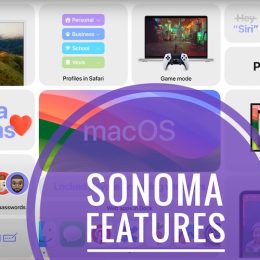 macos Sonoma features highlighted by Apple