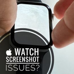 Apple Watch screenshot not working