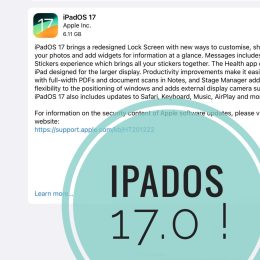 ipadOS 17 update