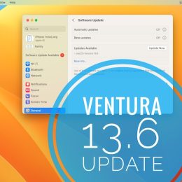 macos ventura 13.6 update