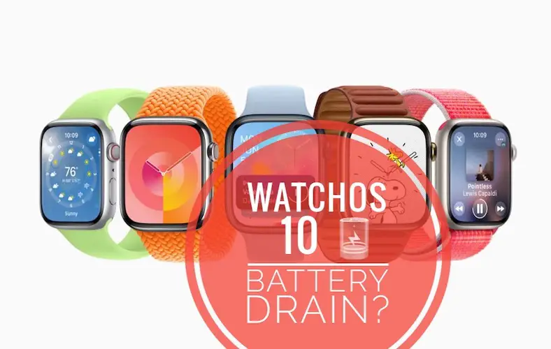 watchOS 10 battery drain issue