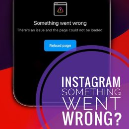 instagram something went wrong reload page error