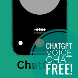 chatgpt voice free on iphone