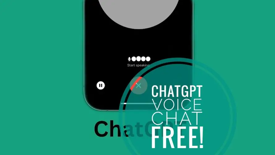 chatgpt voice free on iphone