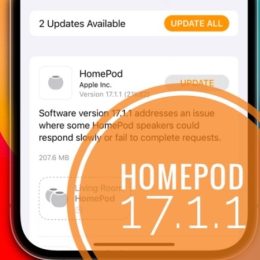 homepod 17.1.1 update