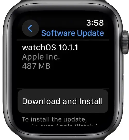watchos 10.1.1 update