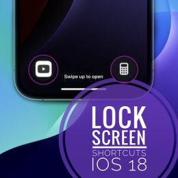 change lock screen shortcuts ios 18