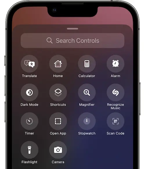 lock screen shortcuts ios 18