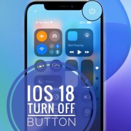 Turn Off iPhone from Control Center in iOS 18.